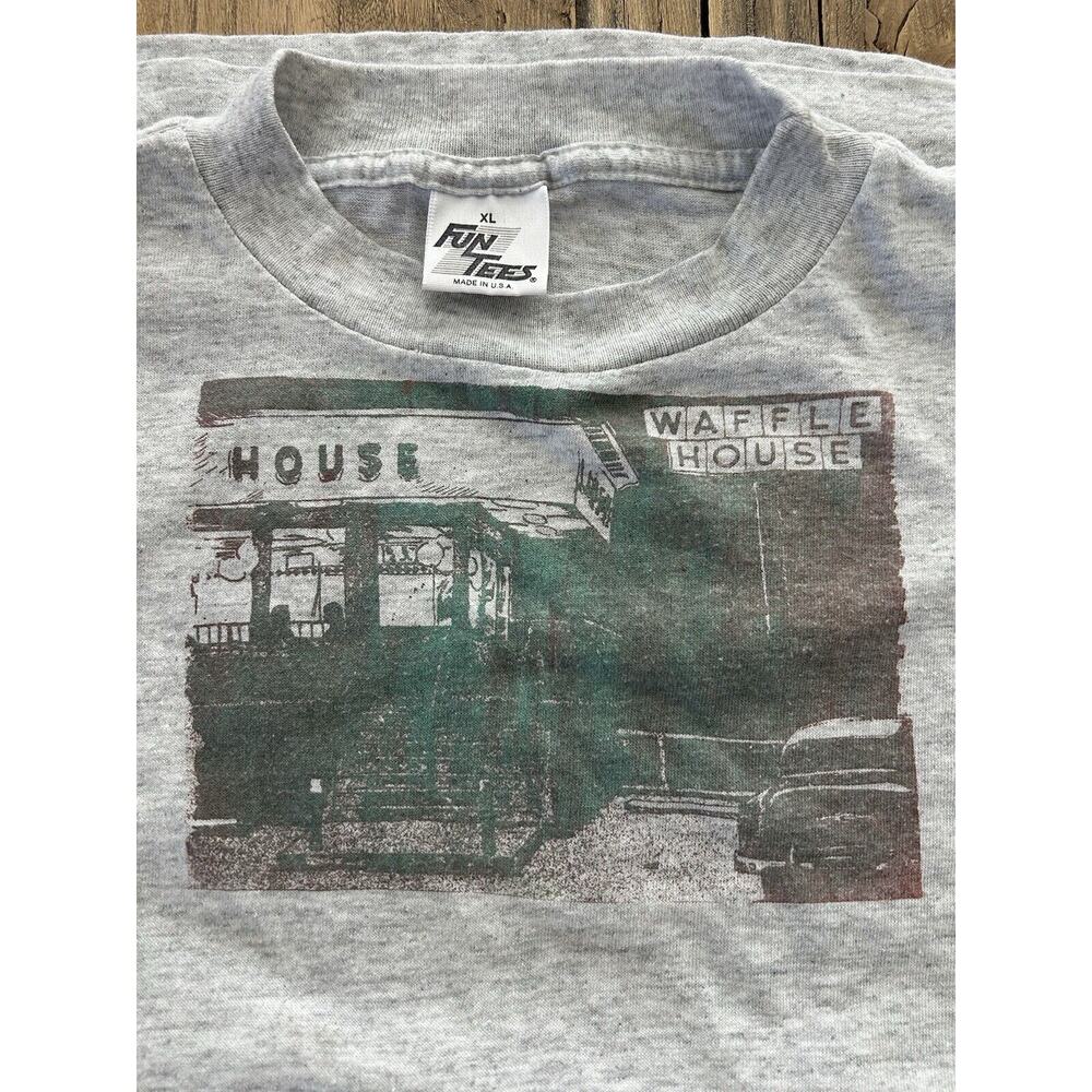 Vintage Single Stitch Waffle House T-Shirt Youth XL
